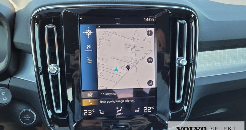 Volvo XC 40 cena 159900 przebieg: 47000, rok produkcji 2021 z Głuszyca małe 562